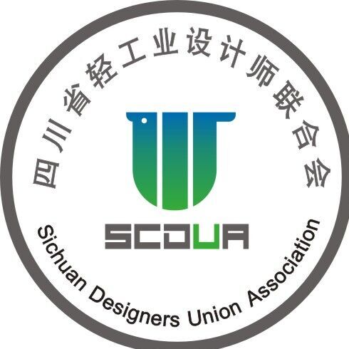 四川省轻工业设计师联合会logo